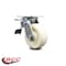 Service Caster 5 Inch Nylon Swivel Caster with Roller Bearing and Total Lock Brake SCC SCC-TTL30S520-NYR - alternate 2